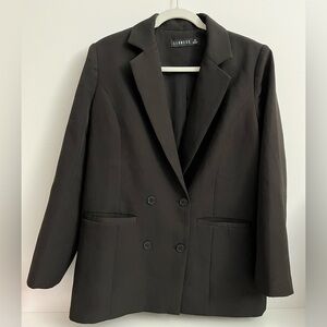 Lioness Oversized Double Breasted Blazer XS Black